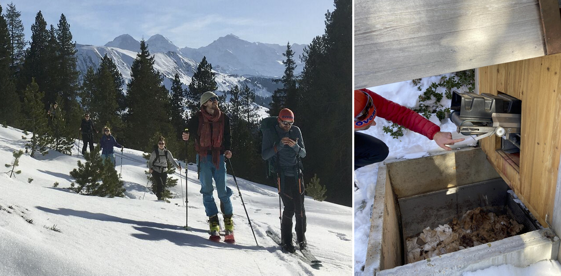 Vuna-Team auf der Hohganthütte